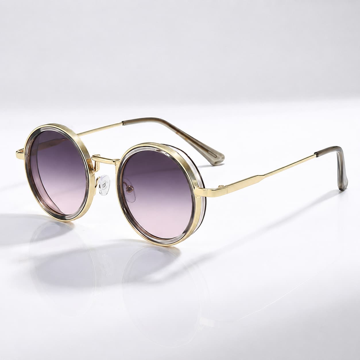 Polarized Aviator Sunglasses Coffee No