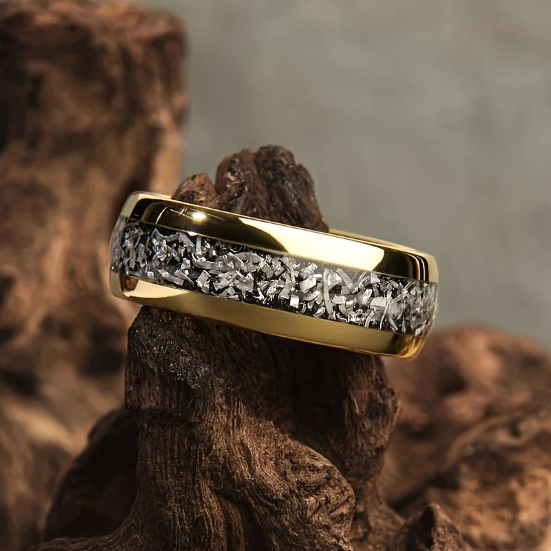Imperial Gold Ring Gold Plated Stainless Steel Tarnish Resistant Ring