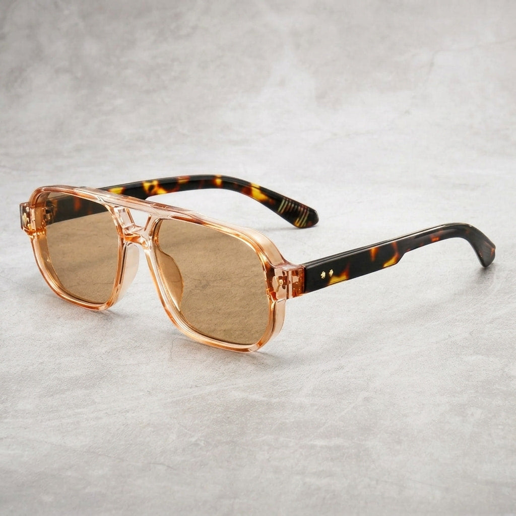 Riviera ´71 Premium Tortoiseshell Aviator Sunglasses Retro Style
