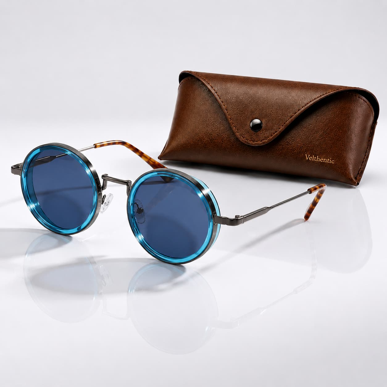 Polarized Aviator Sunglasses Midnight No