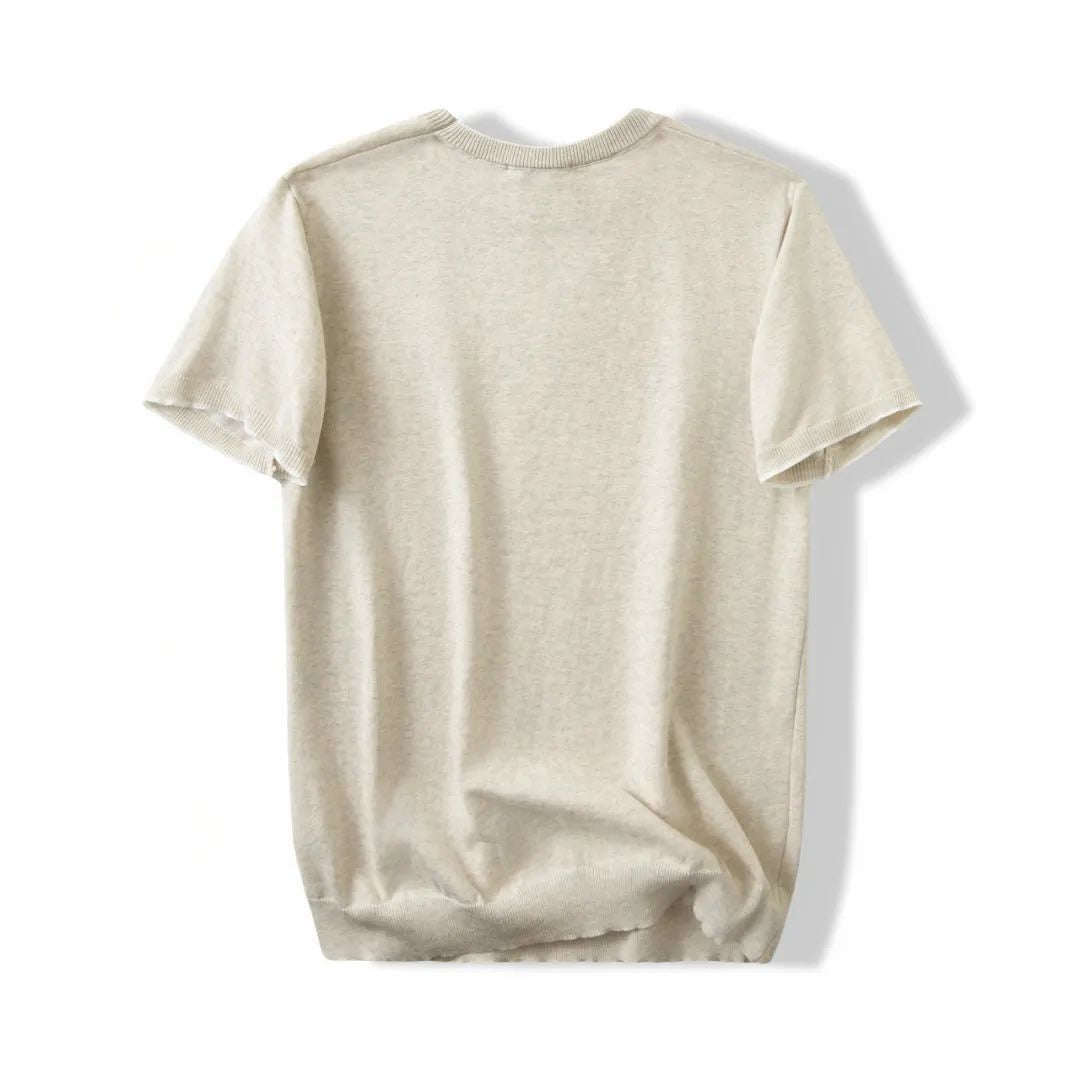 Theo Organic Cotton Knit Short Sleeve Shirt