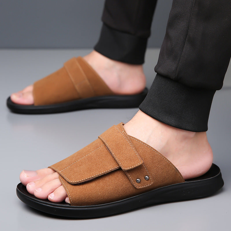Rowan Suede Orthopedic Comfort Slides