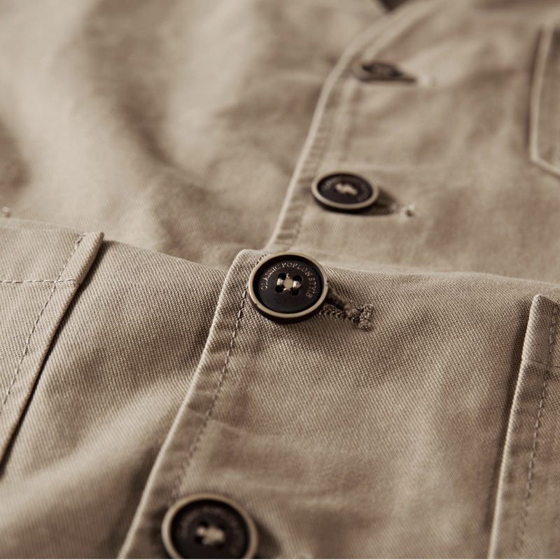 Ridley Multi-Pocket Cotton Vest