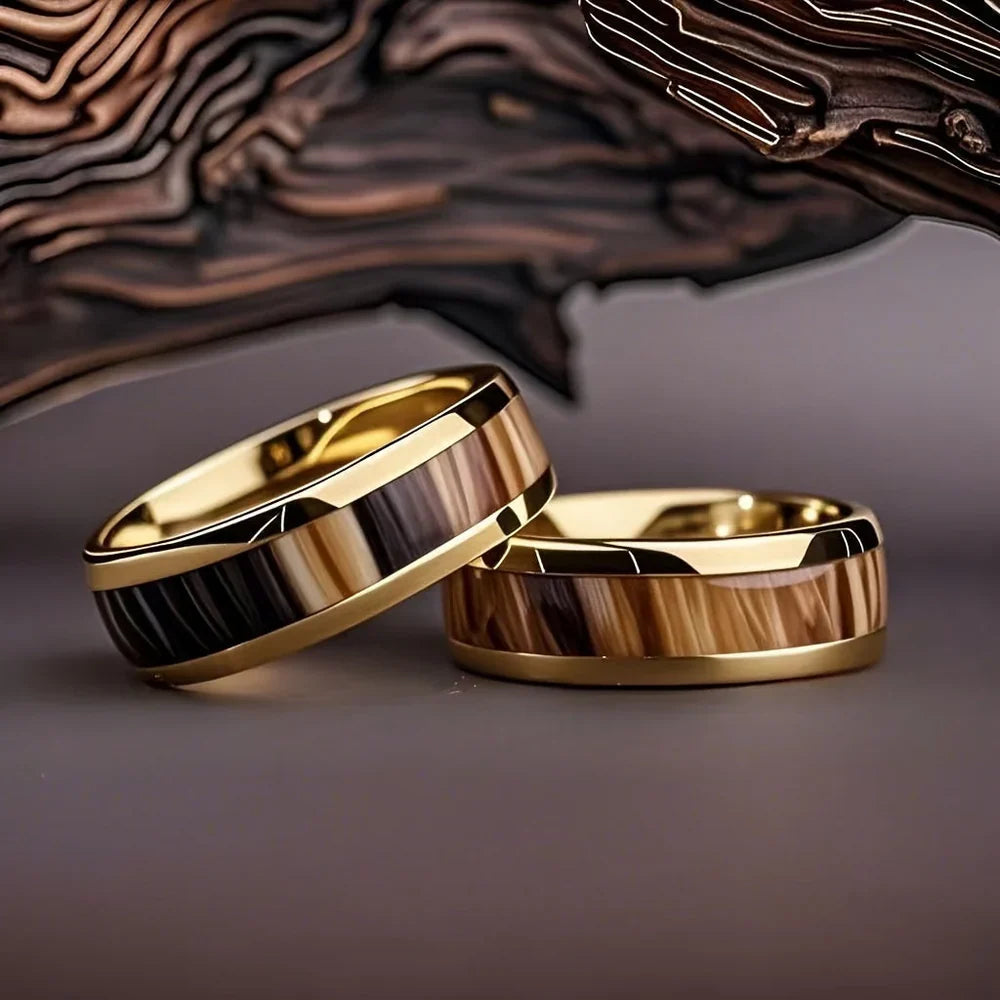 Imperial Gold Ring Gold Plated Stainless Steel Tarnish Resistant Ring