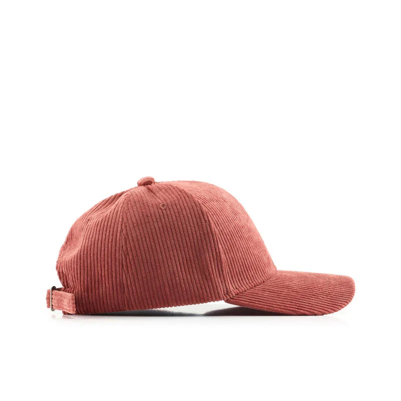 Unisex Cotton Corduroy Baseball Cap – Adjustable Vintage Hat product image