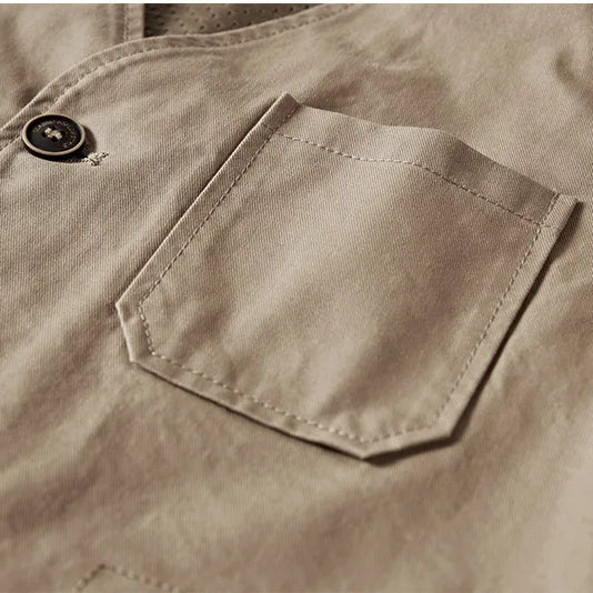 Ridley Multi-Pocket Cotton Vest