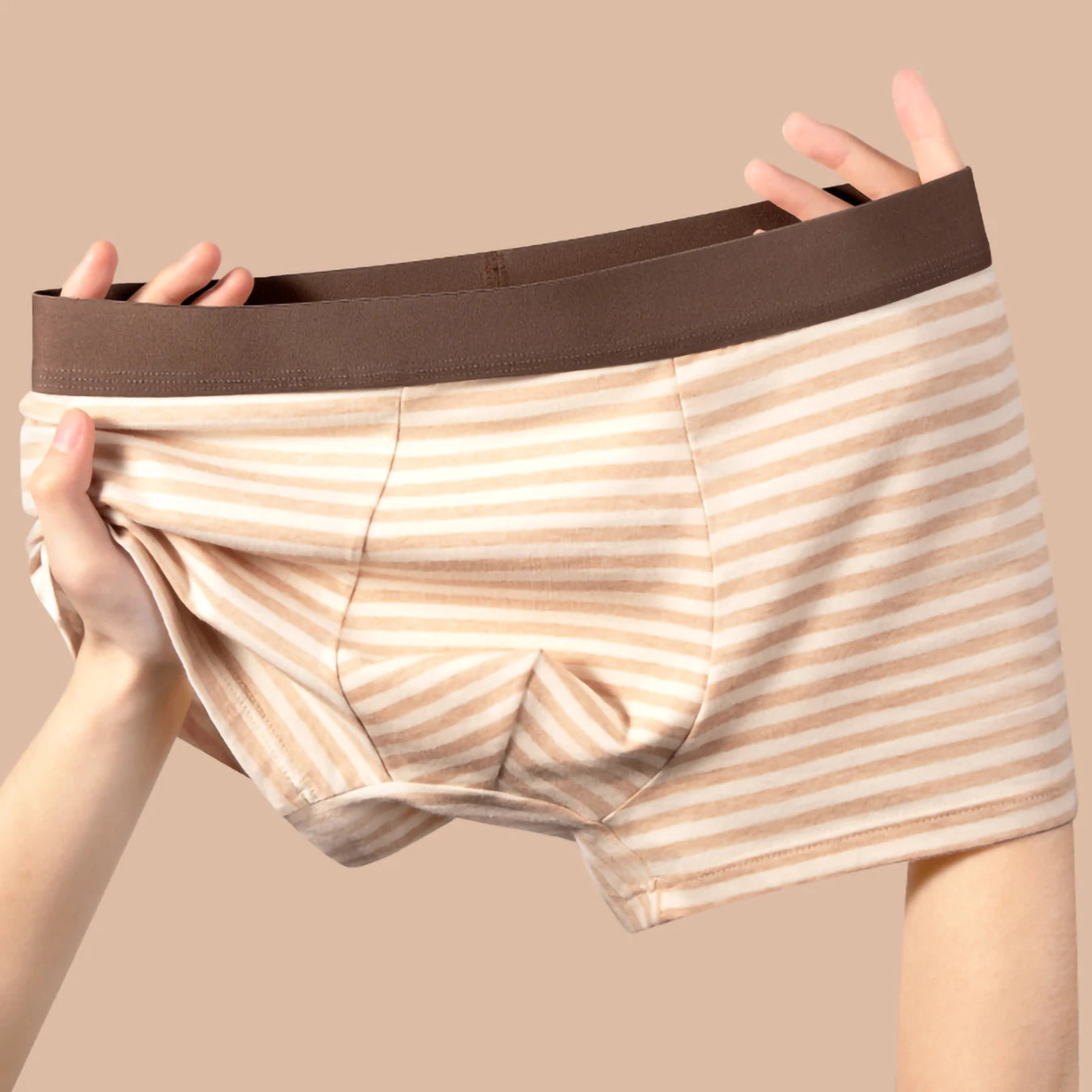 Heritage Stripe Organic Cotton Boxer Briefs