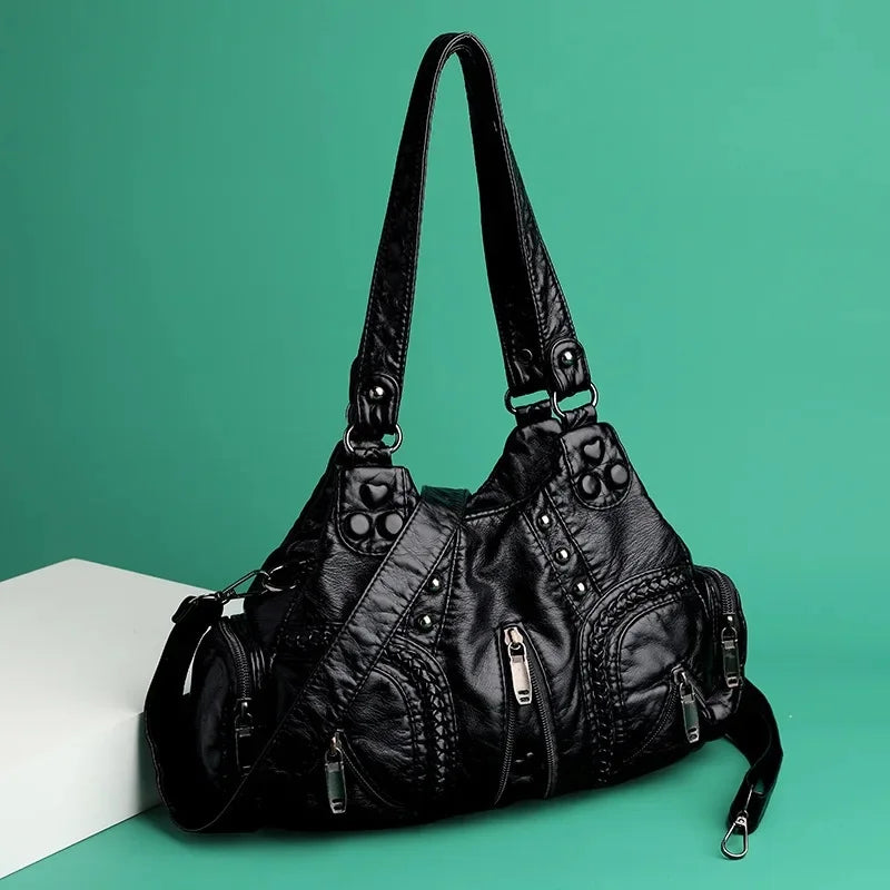 Hana Leather Boho Bag