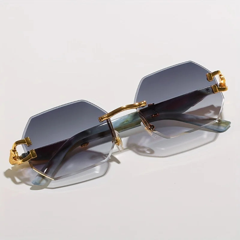 Aurum Rimless Sunglasses