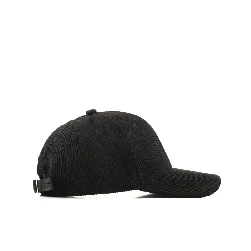 Unisex Cotton Corduroy Baseball Cap – Adjustable Vintage Hat product image