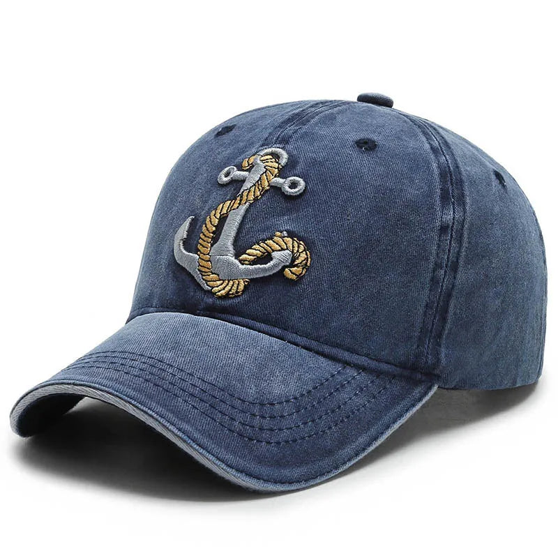 Cotton Baseball Cap for Men & Women – Adjustable Sun Hat - Navy Blue product image