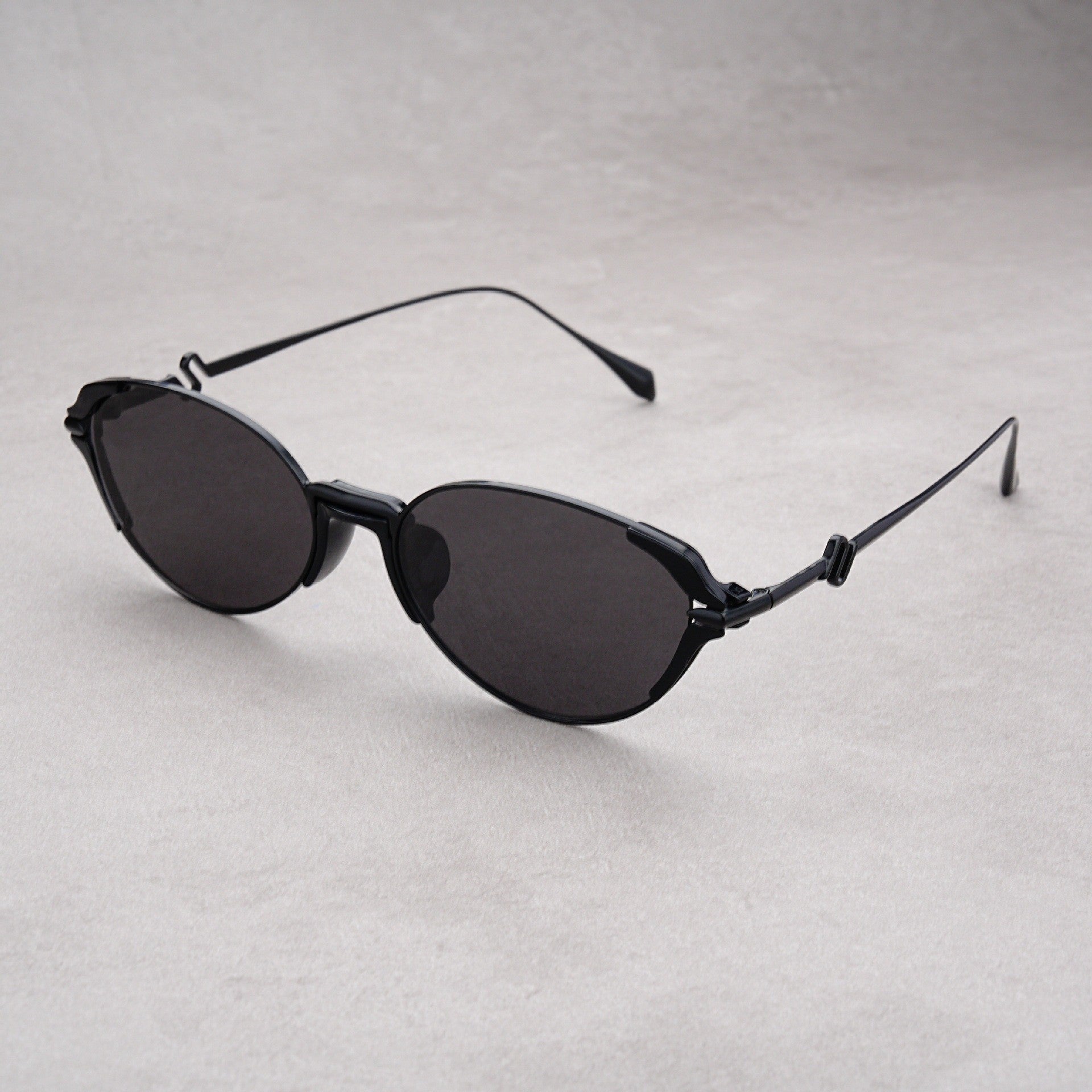 Golden Hour Oval Sunglasses Polarized Gold Metal Retro Oval Shades
