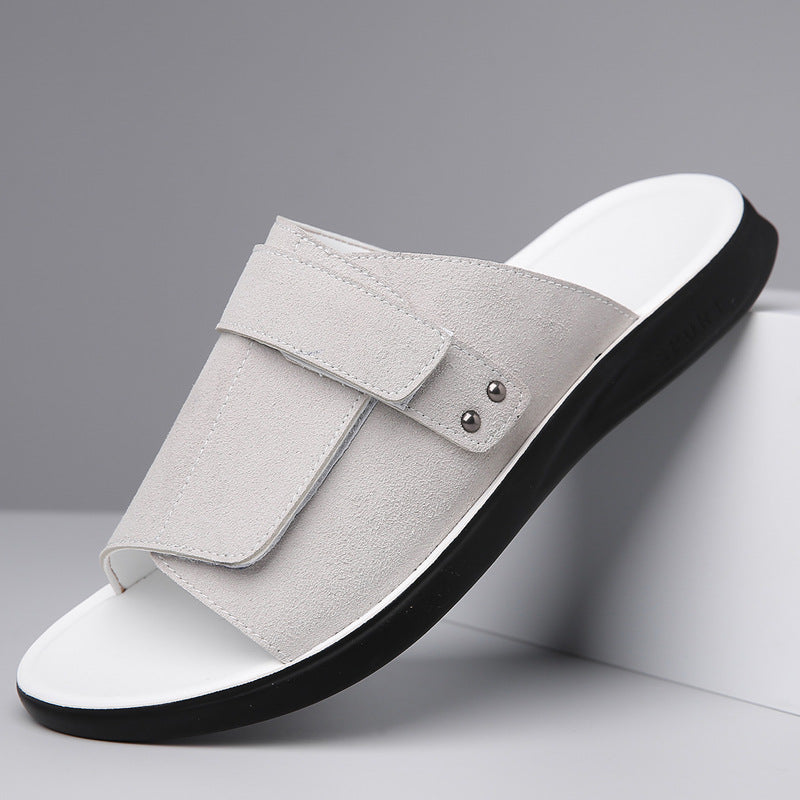Rowan Suede Orthopedic Comfort Slides