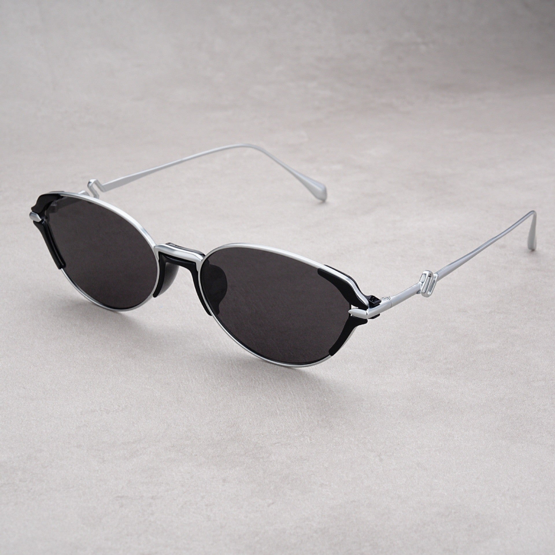 Golden Hour Oval Sunglasses Polarized Gold Metal Retro Oval Shades