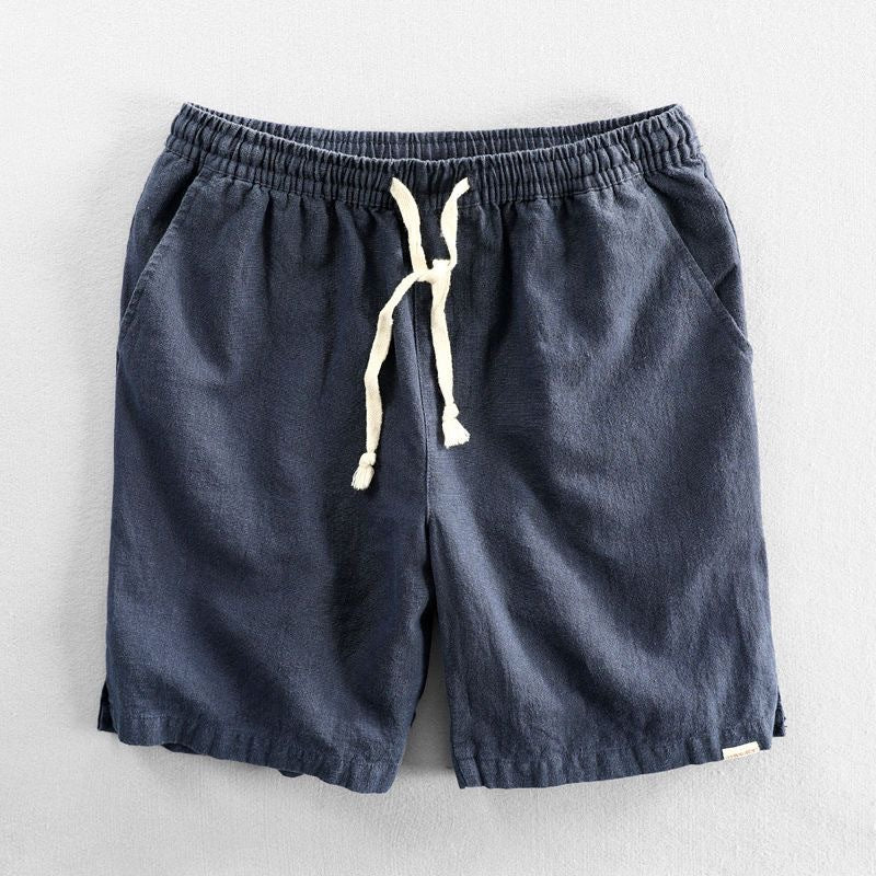Sora Organic Cotton Linen Drawstring Shorts