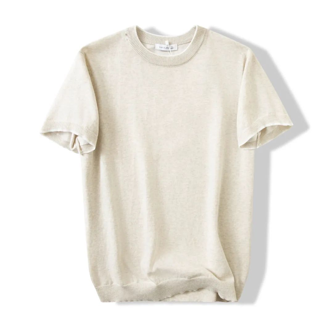 Theo Organic Cotton Knit Short Sleeve Shirt