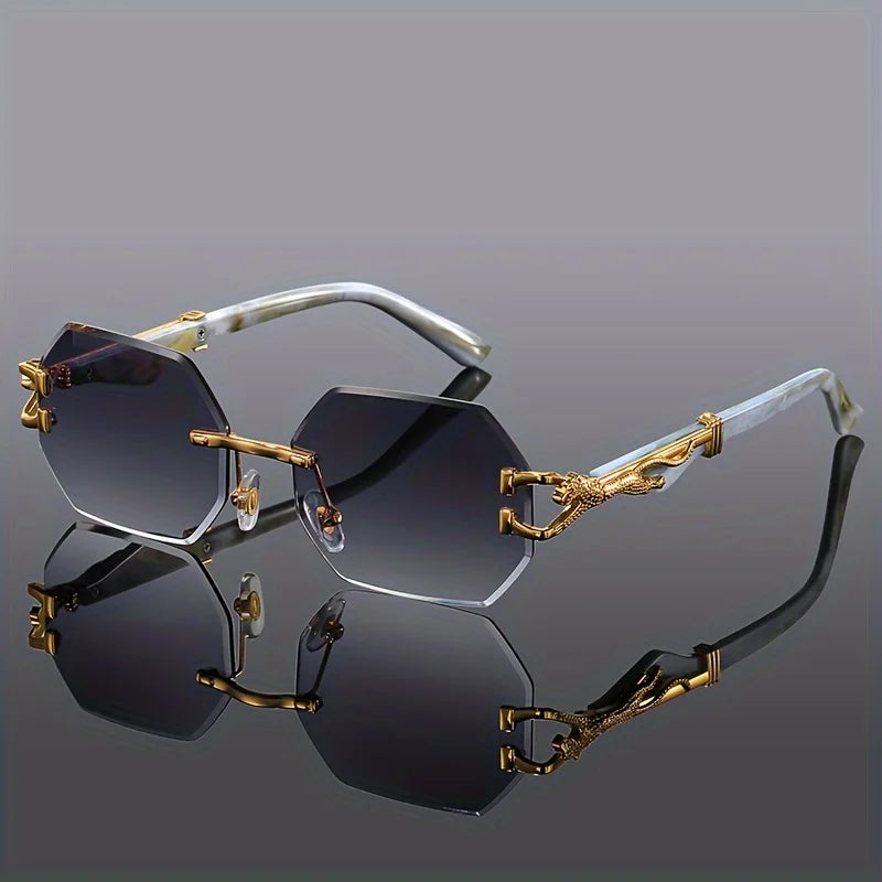 Aurum Rimless Sunglasses