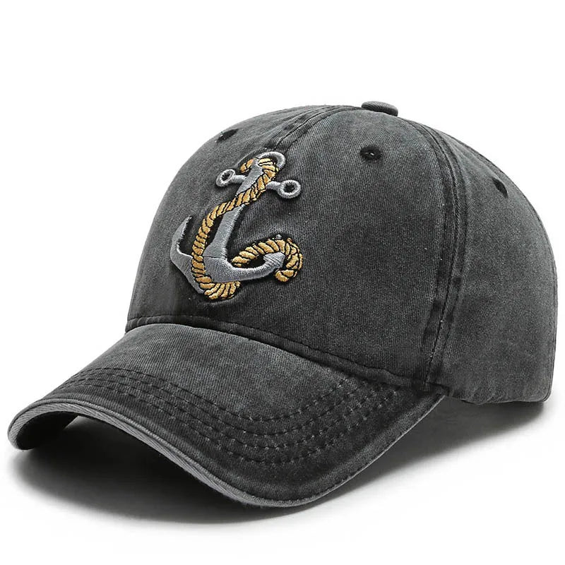 Cotton Baseball Cap for Men & Women – Adjustable Sun Hat - Classic Black product image