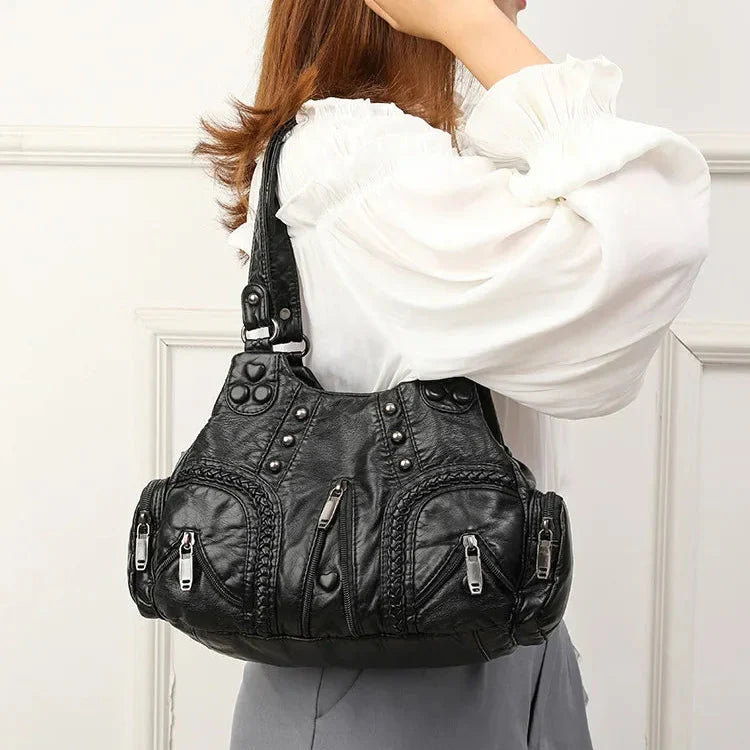 Hana Leather Boho Bag