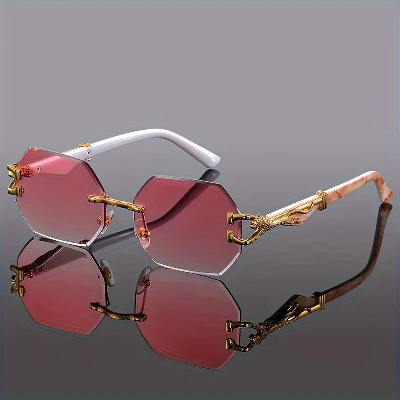Aurum Rimless Sunglasses