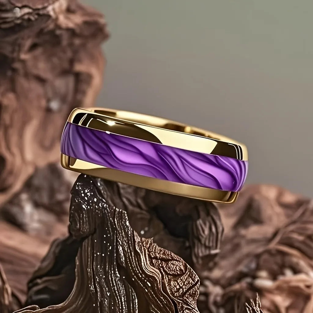 Imperial Gold Ring Gold Plated Stainless Steel Tarnish Resistant Ring