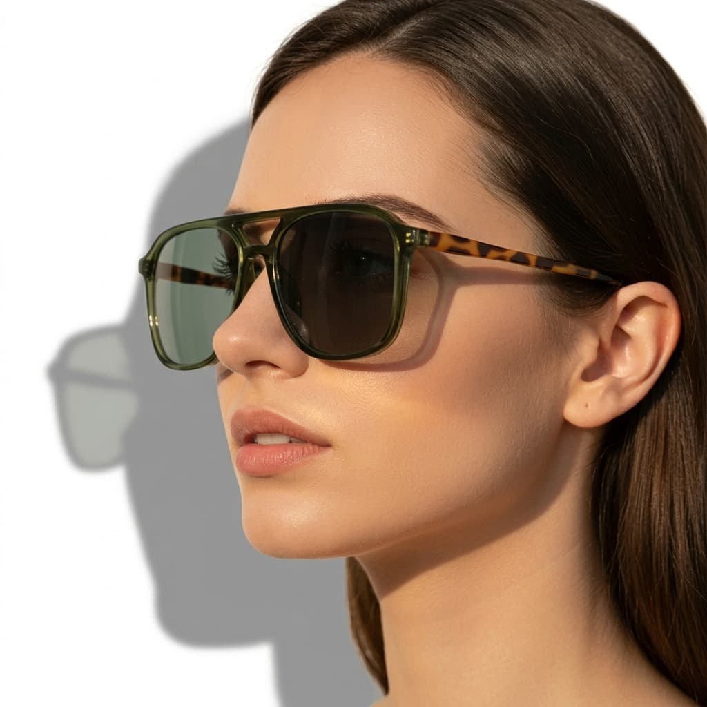 St Clair | Safari - Vintage Tortoise Crystal Sunglasses