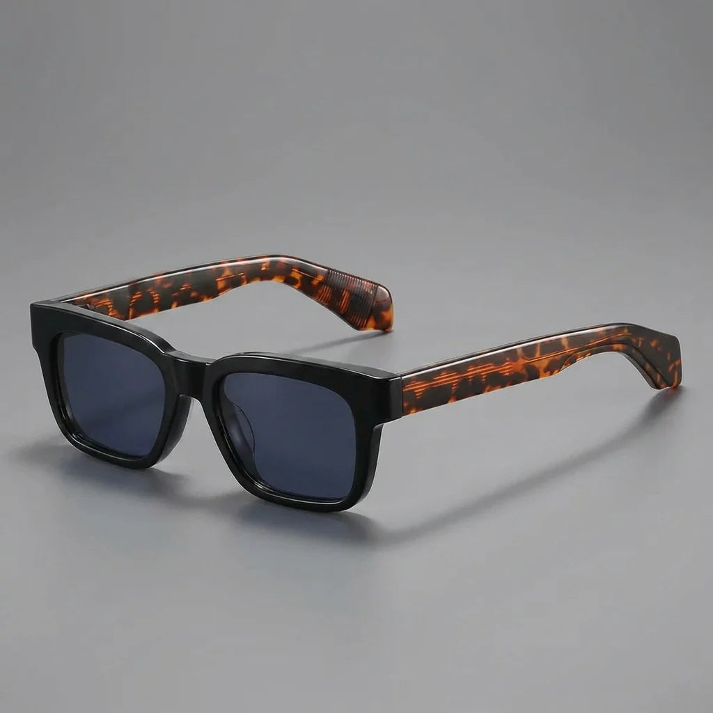 Nuvelio Capri crystal square polarized UV400 sunglasses - Sunset