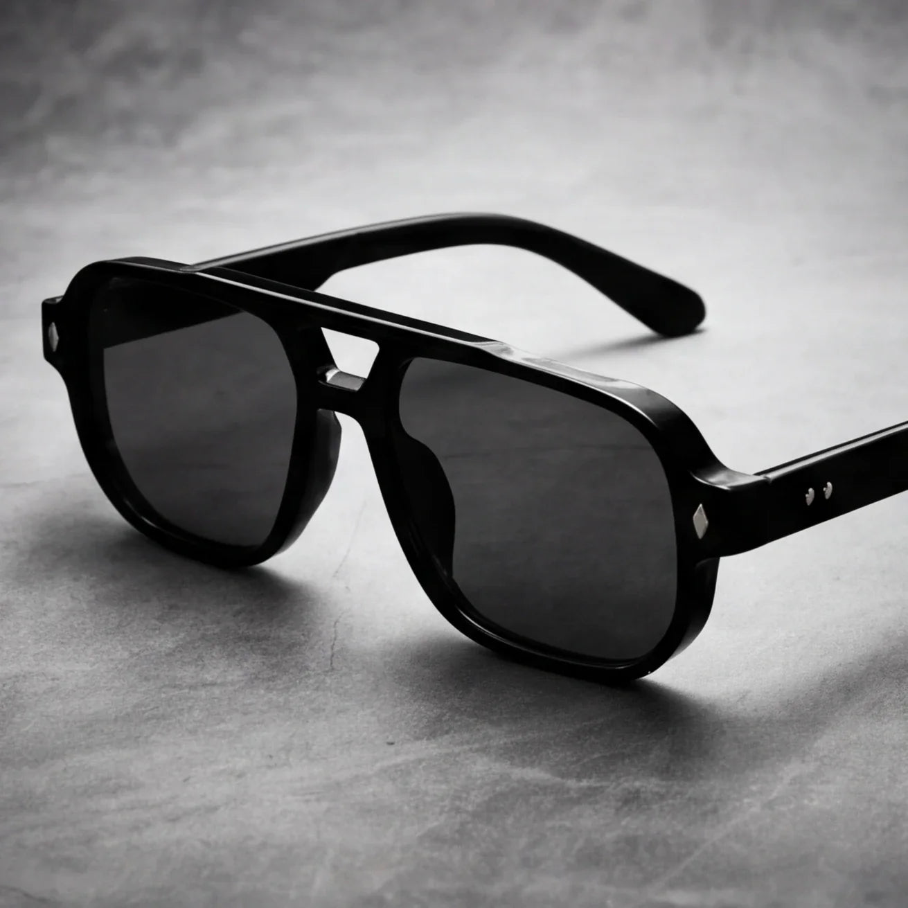 Aviator Sunglasses - UV400 Tinted Double Bridge Shades