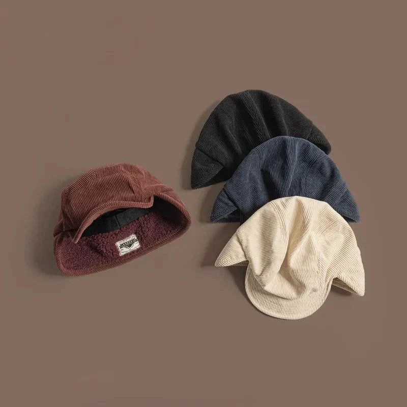 Alpine Corduroy Earflap Cap