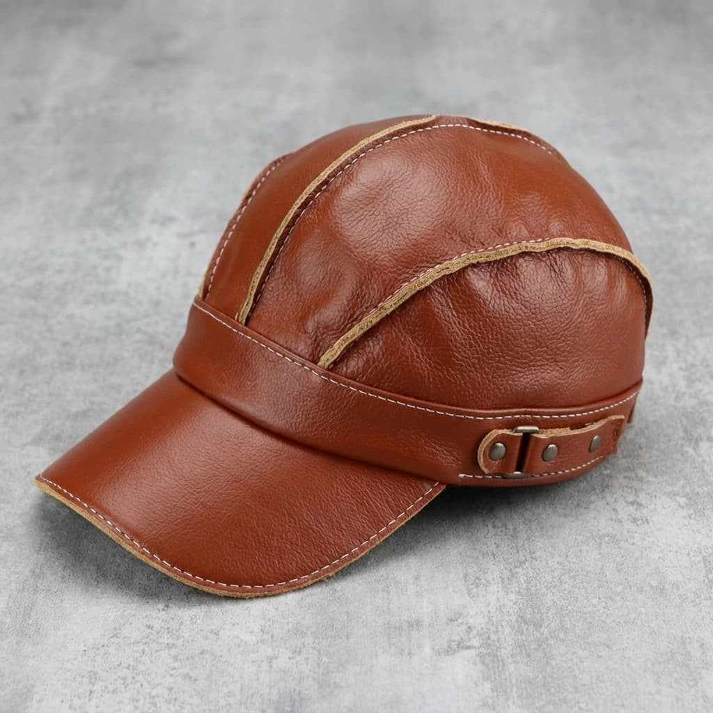 Dalton Genuine Leather Cap