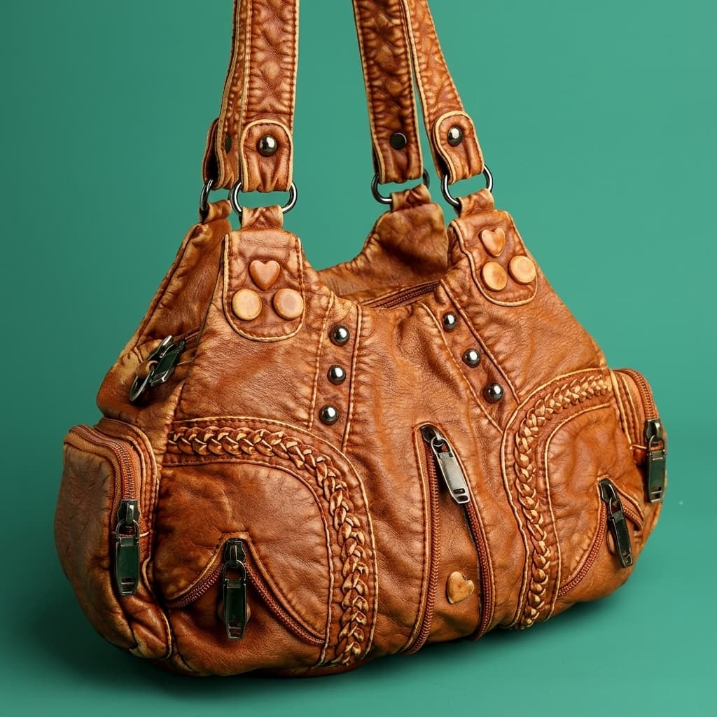 Hana Leather Boho Bag