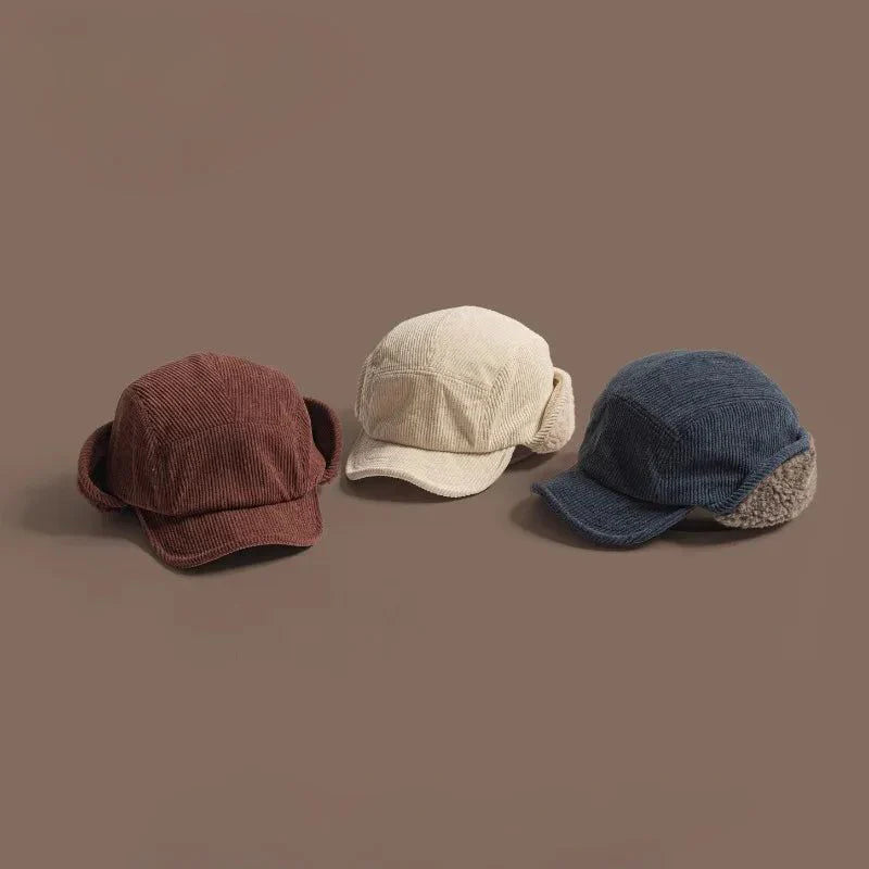 Alpine Corduroy Earflap Cap