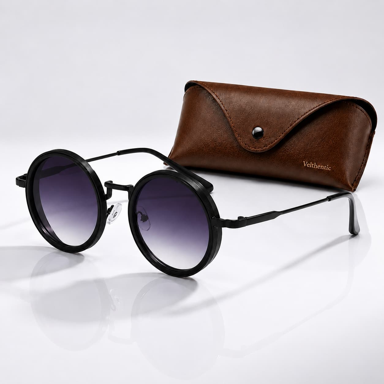 Polarized Aviator Sunglasses Midnight Yes