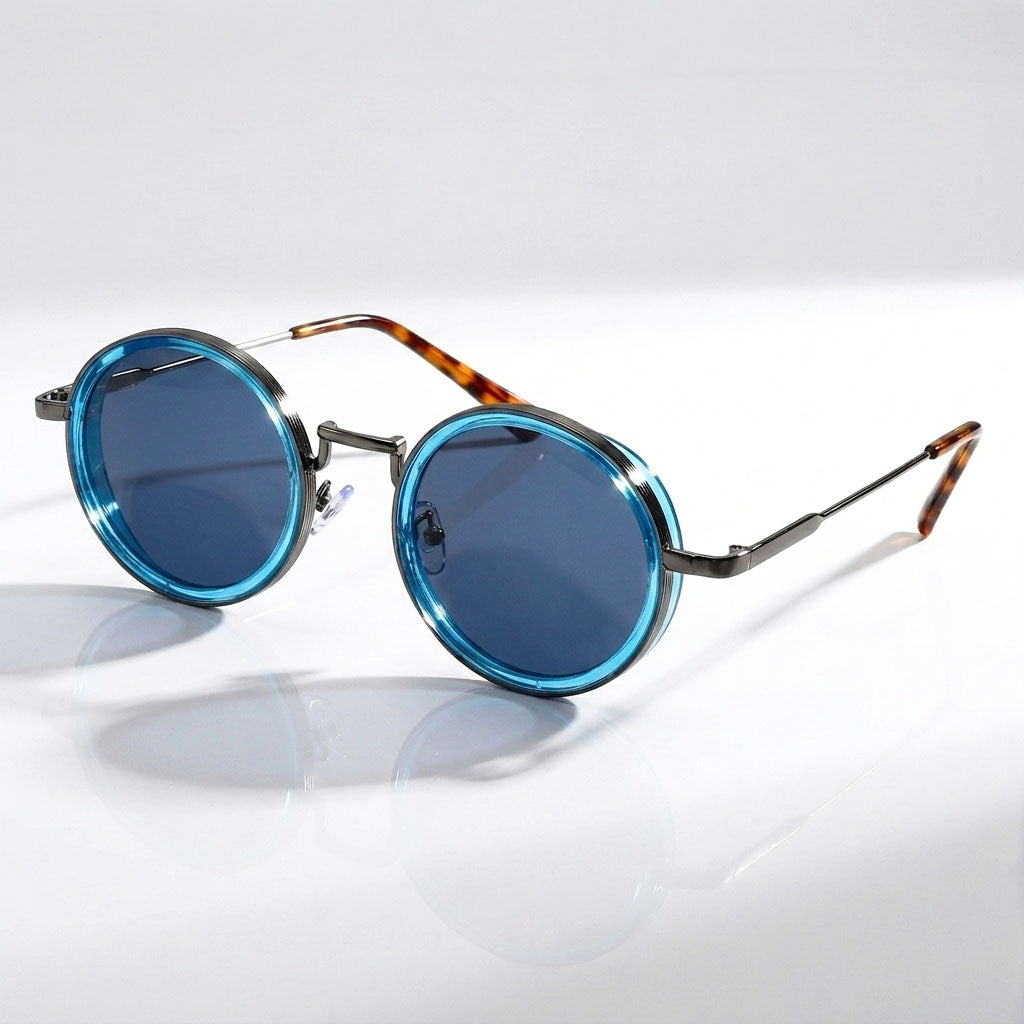 Polarized Aviator Sunglasses Blue Mirage No