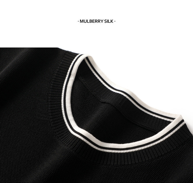 Calder Cotton Silk Short Sleeve Shirt