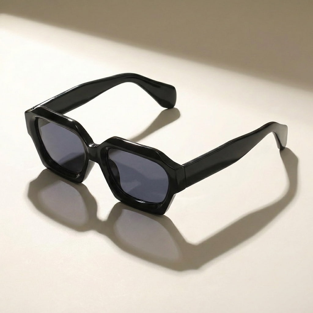 Cleo Tortoise Shades Oversized Geometric Tortoiseshell UV400 Sunglasses
