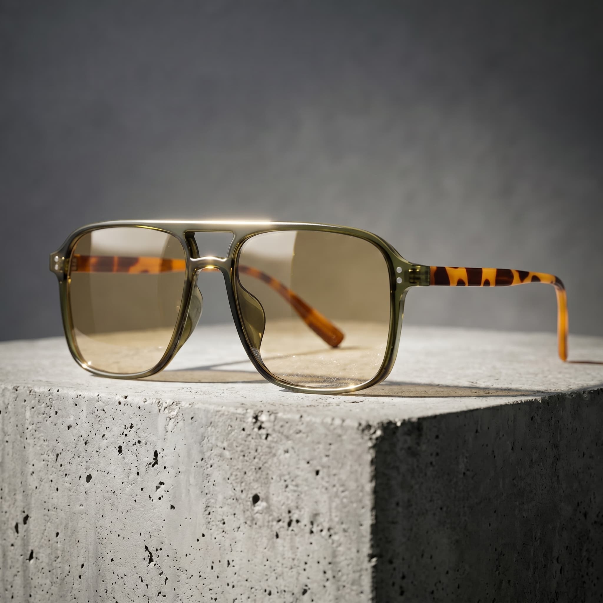 St Clair | Safari - Vintage Tortoise Crystal Sunglasses