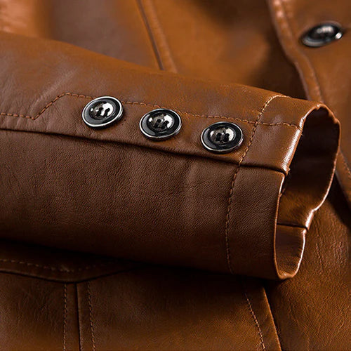 Sutton Leather Jacket Premium Tailored Blazer Style Leather Jacket