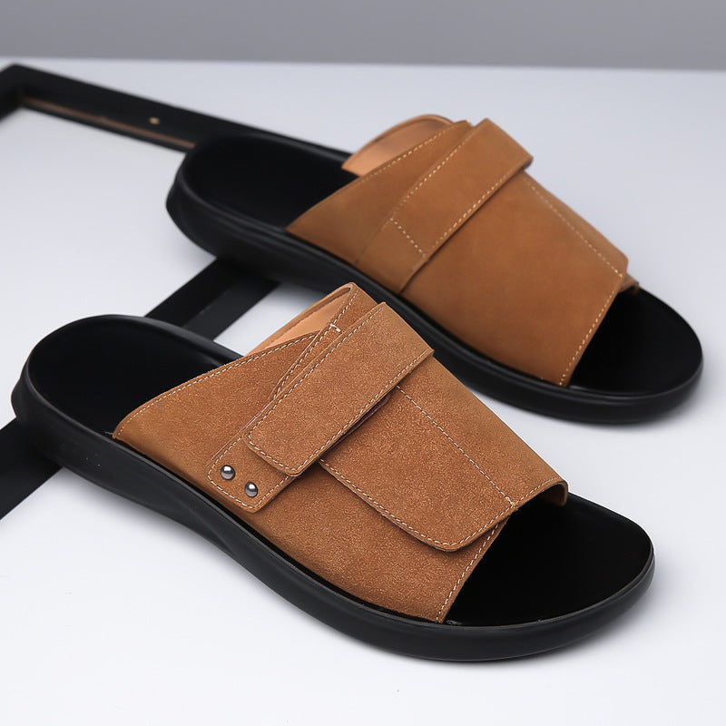 Rowan Suede Orthopedic Comfort Slides