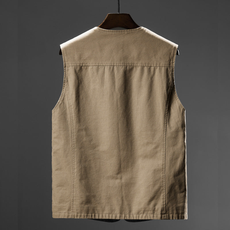 Ridley Multi-Pocket Cotton Vest