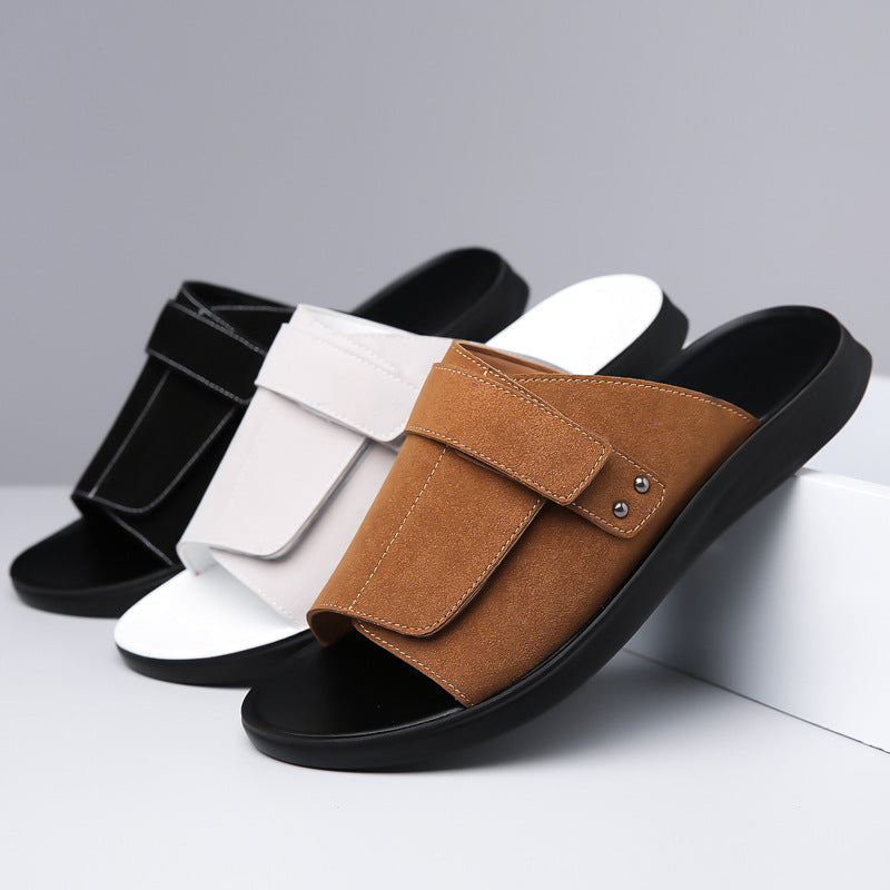Rowan Suede Orthopedic Comfort Slides