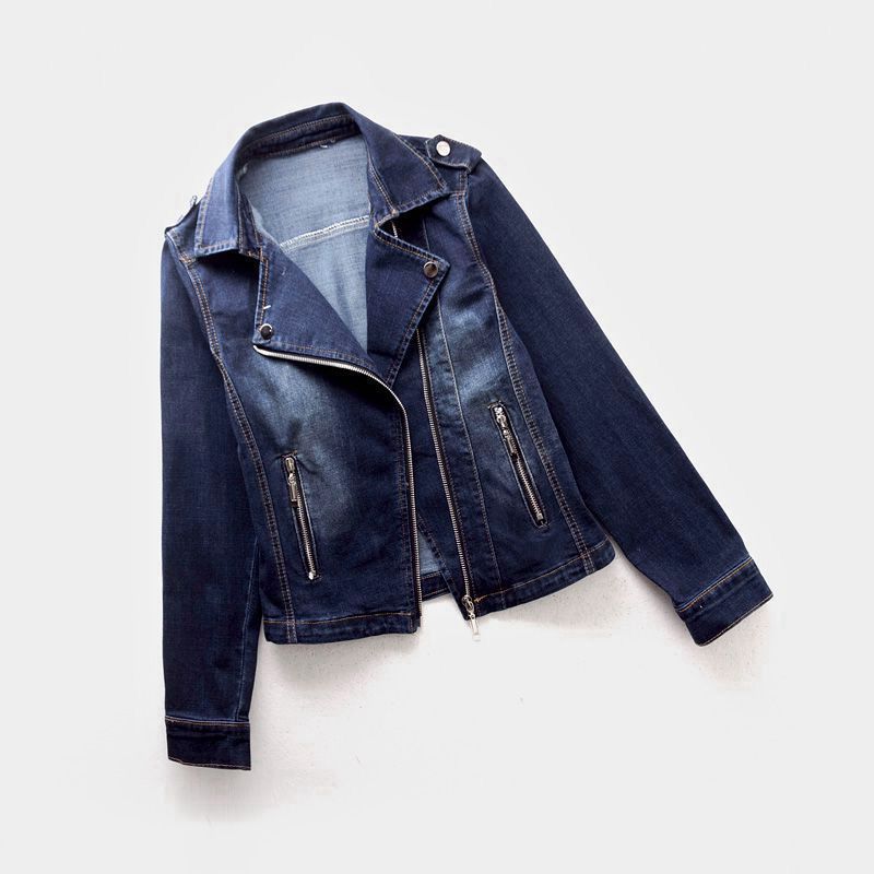Aria Organic Cotton Moto Denim Jacket