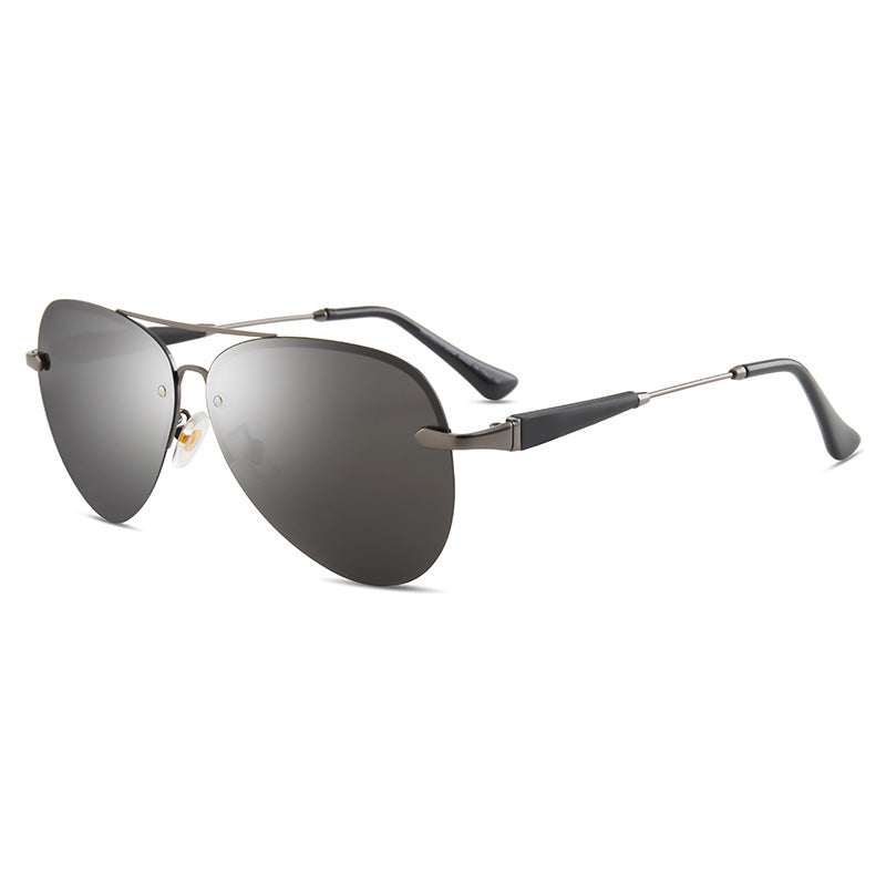 Men's Polarized Aviator Sunglasses - UV400 Gold Double Bridge