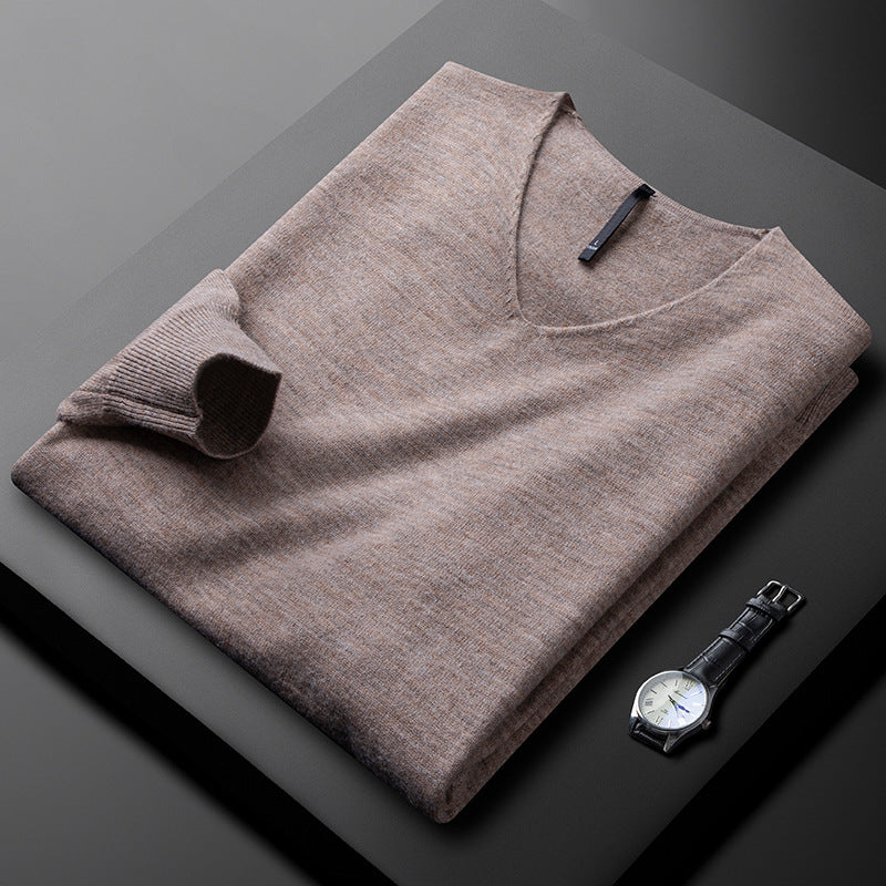 Adrian Merino Cashmere V Neck Sweater