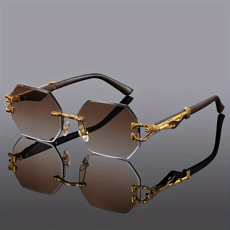 Aurum Rimless Sunglasses