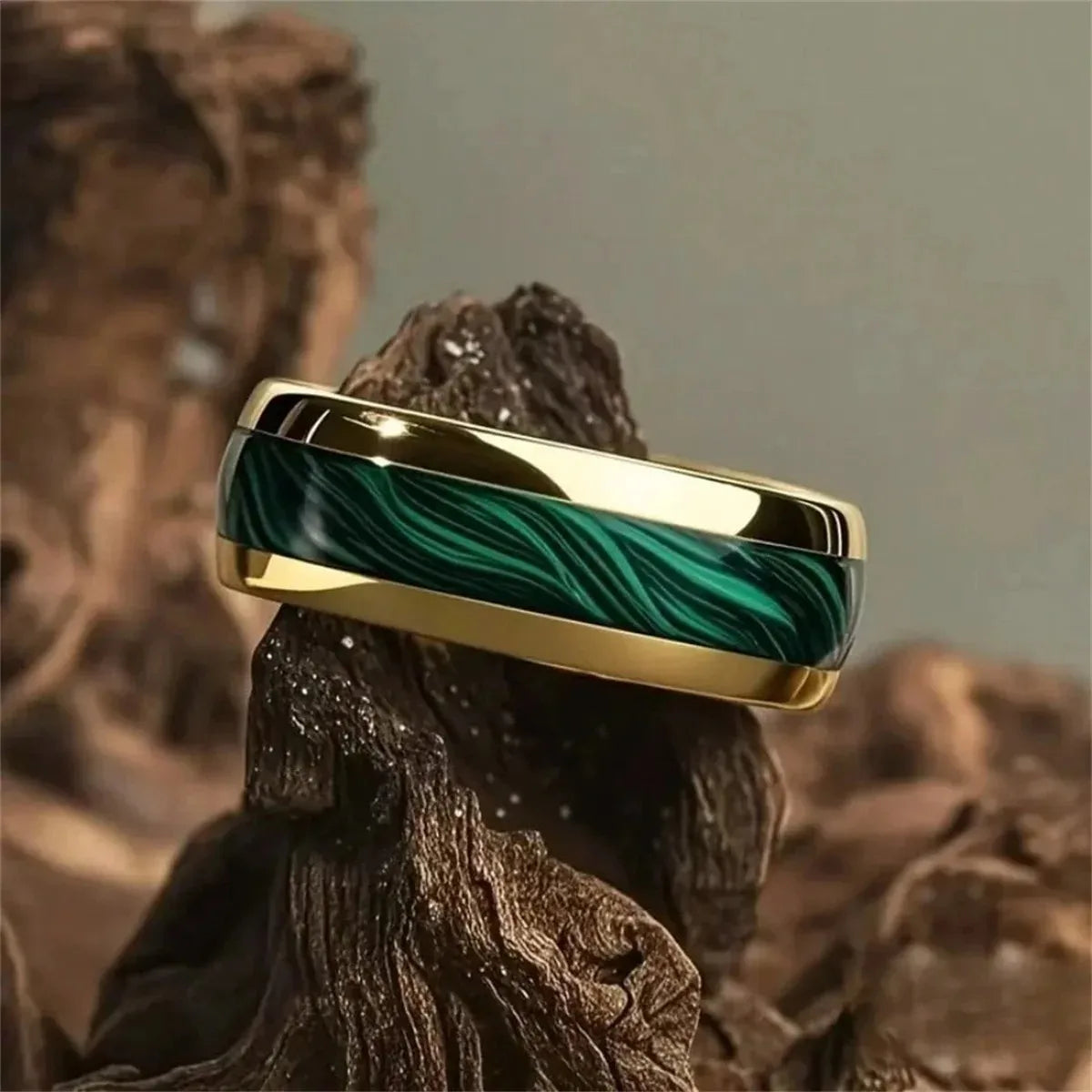 Imperial Gold Ring Gold Plated Stainless Steel Tarnish Resistant Ring