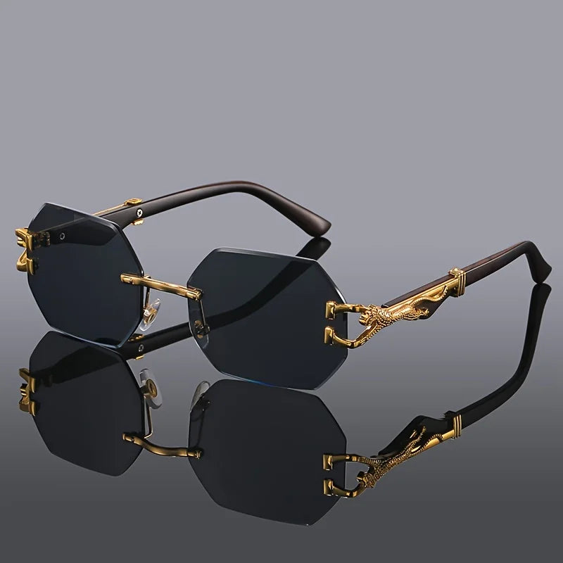 Aurum Rimless Sunglasses