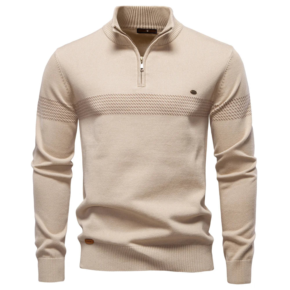 Costa Heritage Stripe Cotton Sweater