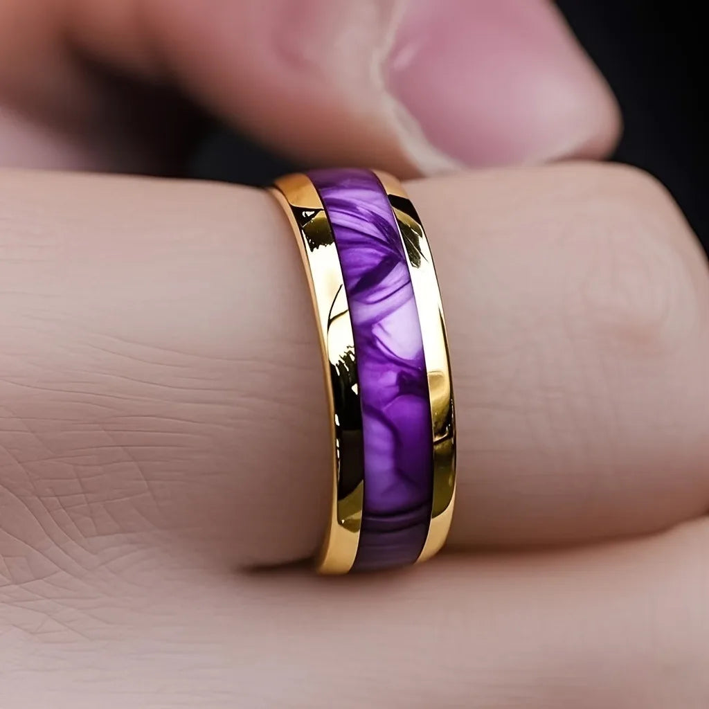 Imperial Gold Ring Gold Plated Stainless Steel Tarnish Resistant Ring