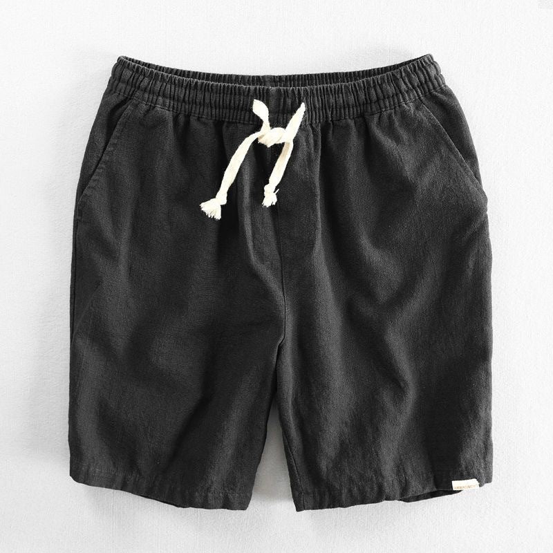 Sora Organic Cotton Linen Drawstring Shorts